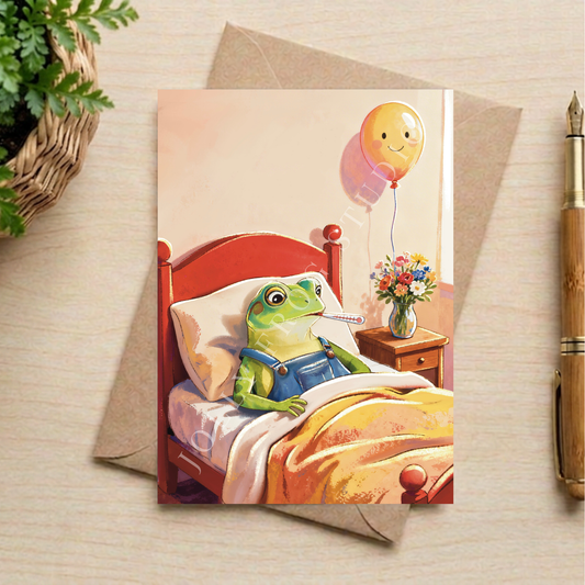 Fine Art Keepsake Postcard "Get Well Soon" (7x5" single postcard) | Mohawk Fine Art Postcard